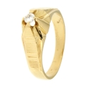 Herrenring aus Gelbgold GL101474