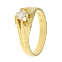 Herrenring aus Gelbgold GL101475