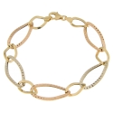 Damenarmband Gelb Weiß Roségold GL101476