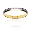 Diana Ring in White Yellow Gold 18 KT FD73L2 BC