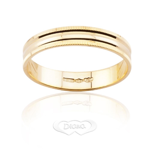 Diana-Ring aus 18-karätigem Gelbgold, FD215 OG