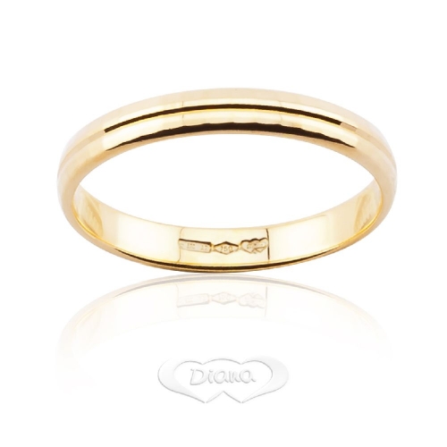 Diana 18 KT Yellow Gold Ring FD14N3 OG