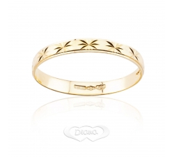 Diana-Ring aus 18-karätigem Gelbgold, FD150 OG