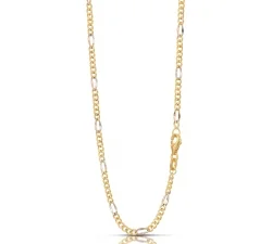 Collana Uomo in Oro Giallo e Bianco 803321717443