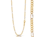 Collana Uomo in Oro Giallo e Bianco 803321717443