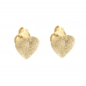 Woman Earrings in Yellow Gold Hearts 803321700562