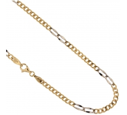 Herren-Halskette aus Gelb- und Weißgold 803321717452