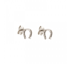 Women horseshoe earrings White gold 803321734975