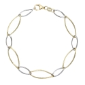 Bracciale Donna Oro Bianco Giallo GL101490