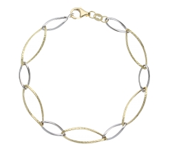 Bracciale Donna Oro Bianco Giallo GL101490