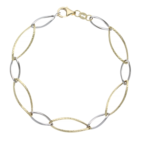 Women&#39;s Bracelet White Yellow Gold GL101490