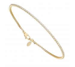 Gelbgold-Tennisarmband GL101496