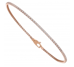 Rose Gold Tennis Bracelet GL101497