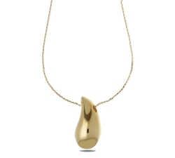 18 KT Yellow Gold Drop Necklace GL101505
