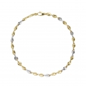 Bracciale Uomo Oro Giallo Bianco GL101511