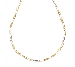 Men&#39;s Necklace in White Yellow Gold GL101517