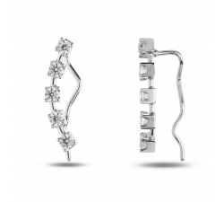 White Gold Women&#39;s Earrings GL101519