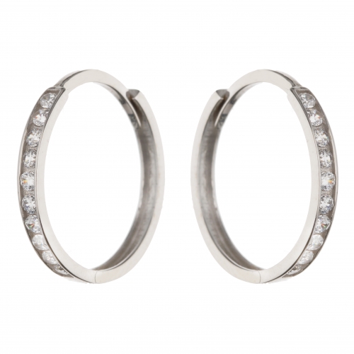 Damen-Ohrringe aus Weißgold GL101547