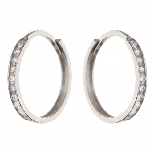 Women&#39;s White Gold Earrings GL101547