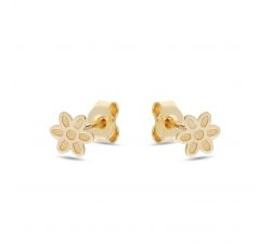 Yellow Gold Girl Earrings GL101555