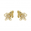 Yellow Gold Girl Earrings GL101556