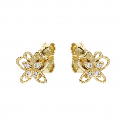 Mädchen-Ohrringe aus Gelbgold GL101556