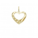 Ciondolo Cuore Oro Giallo GL101560