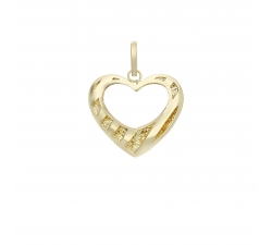 Ciondolo Cuore Oro Giallo GL101560