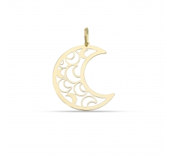 Moon Pendant Yellow Gold GL101561