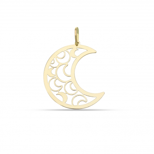 Moon Pendant Yellow Gold GL101561