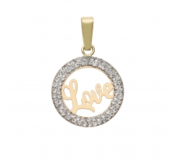 Love Pendant Yellow Gold GL101565