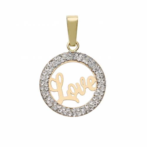 Love Pendant Yellow Gold GL101565