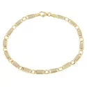 Unisex Bracelet White Yellow Gold GL101566