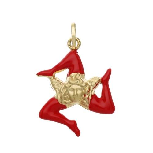 Trinacria Pendant Yellow Gold GL101568