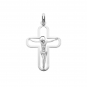 White Gold Cross Pendant GL101575