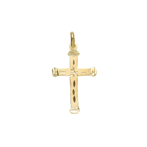 Yellow Gold Cross Pendant GL101576