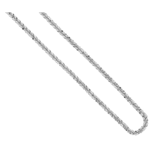 Unisex White Gold Necklace GL101580