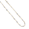 Unisex Necklace in White Yellow Gold GL101581
