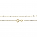 Unisex Necklace in White Yellow Gold GL101583