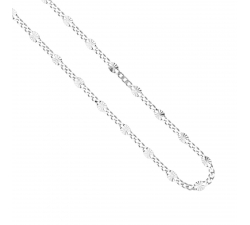 Unisex White Gold Necklace GL101584