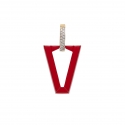 Valentina Ferragni Studio Uali Rouge earring DVF-OR-LU14