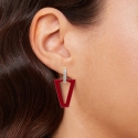 Valentina Ferragni Studio Uali Rouge earring DVF-OR-LU14