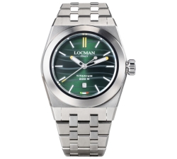 Locman Stealth Titanium Men&#39;s Watch 0223T03S-00GRWHB0