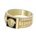 Yellow Gold Men&#39;s Ring GL101589