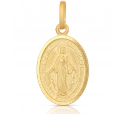 Ciondolo Madonna Miracolosa oro giallo 803321700509