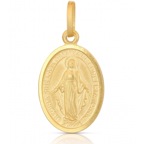 Ciondolo Madonna Miracolosa oro giallo 803321700509