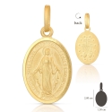 Ciondolo Madonna Miracolosa oro giallo 803321700509