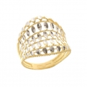 Yellow and White Gold Woman Ring 803321731979