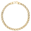 Herrenarmband aus Gelbgold GL101592