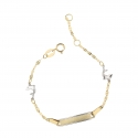 Bracciale Bimbi Oro Bianco Giallo GL101599